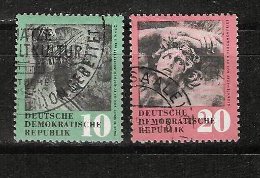 DDR 667-668, Ophalen of Verzenden, DDR, Gestempeld