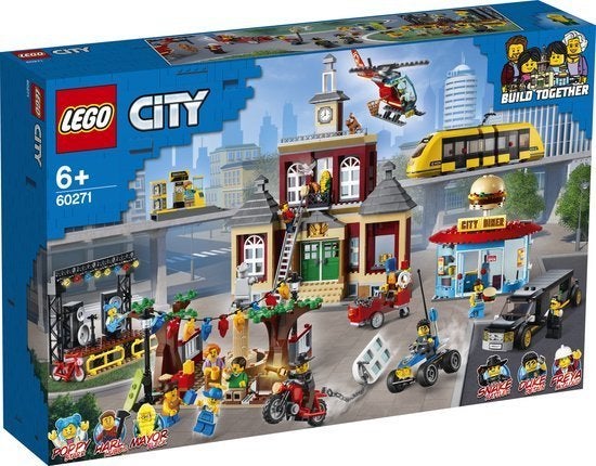 Lego 60271 Marktplein - Lego City NIEUW !!, City, Lego, Nieuw, Ophalen of Verzenden