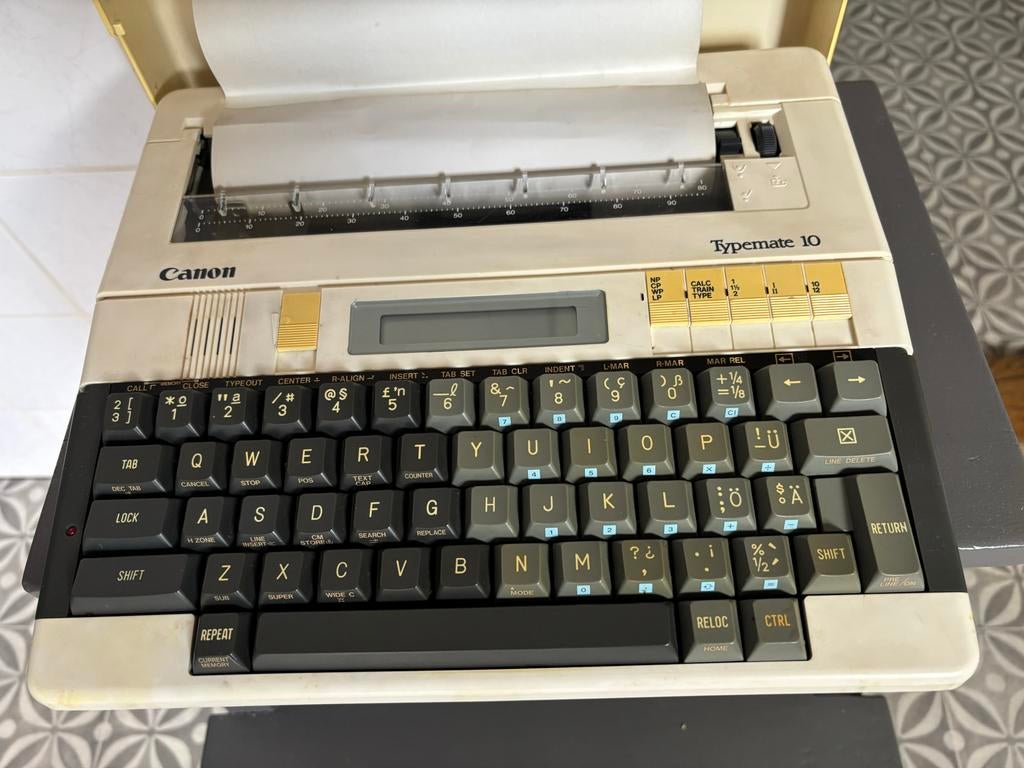 Oude Canon typemachine, Diversen, Typemachines, Ophalen of Verzenden, Gebruikt