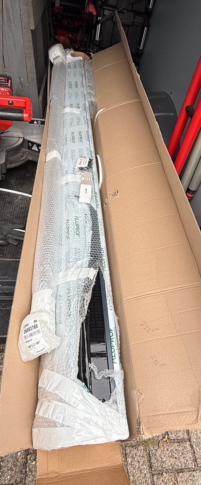 Aluprof rolluik Solaar (somfy motor+ afstandsbediening), Ophalen, Nieuw, 200 cm of meer, Grijs