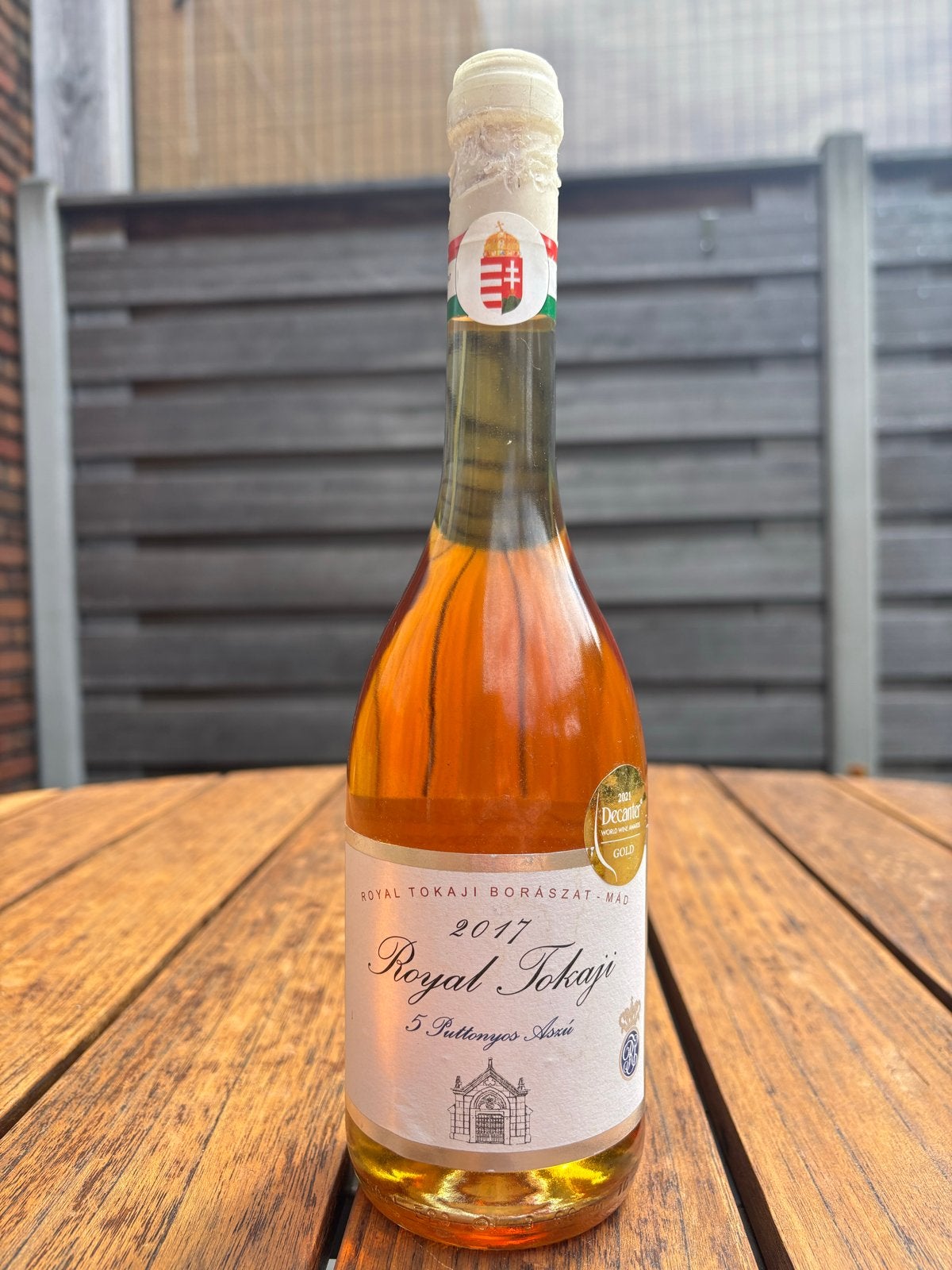 Royal Tokaji Aszú 5 Puttonyos 2017 - Zoete Witte Wijn, Ophalen, Zo goed als nieuw, Overige gebieden, Witte wijn