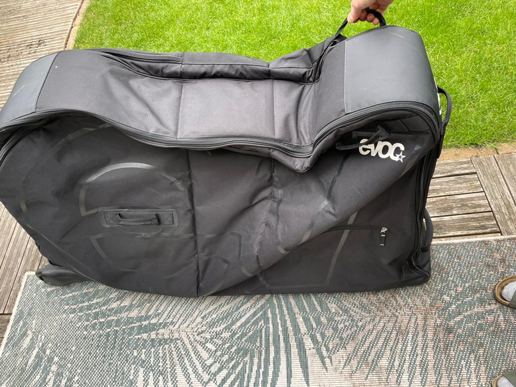 TE HUUR Evoc travel bag / fiets koffer, Ophalen, Zo goed als nieuw