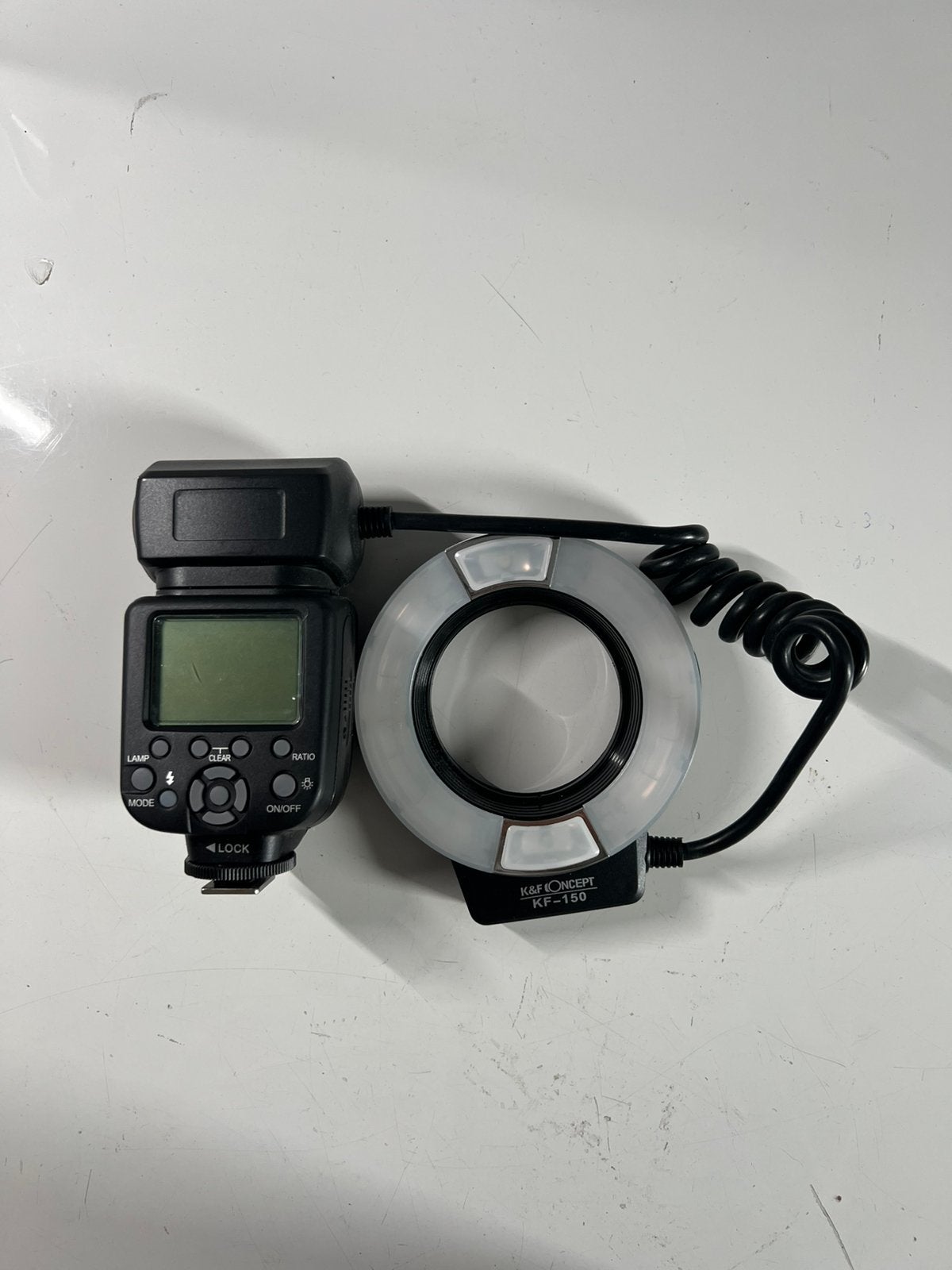K&F Concept KF-150 Macro Ringflitser voor DSLR Camera's, Ophalen of Verzenden, Zo goed als nieuw, Overige merken