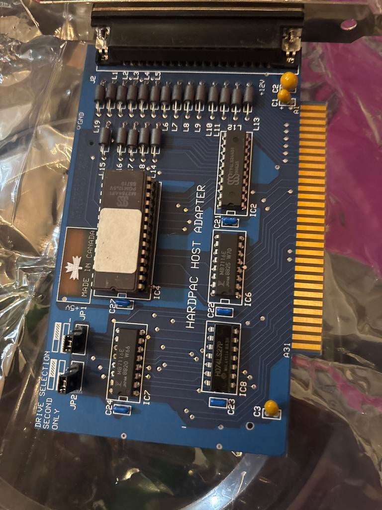 Hardpac Host Adapter - Vintage Computer Component, Computers en Software, Ophalen of Verzenden, Zo goed als nieuw
