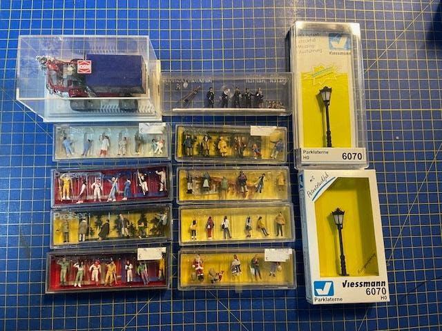 Preiser Kerst set , Busch, Viesmann, HO schaal 1:87 NIEUW, Overige merken, Locomotief, Verzenden, Gelijkstroom of Wisselstroom