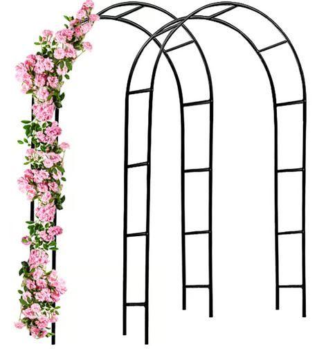 2x Rozenboog rozen boog tuinboog staal zwart GRATIS BEZORGD!, Tuin en Terras, Verzenden, Nieuw, Nvt, Sierhekwerk