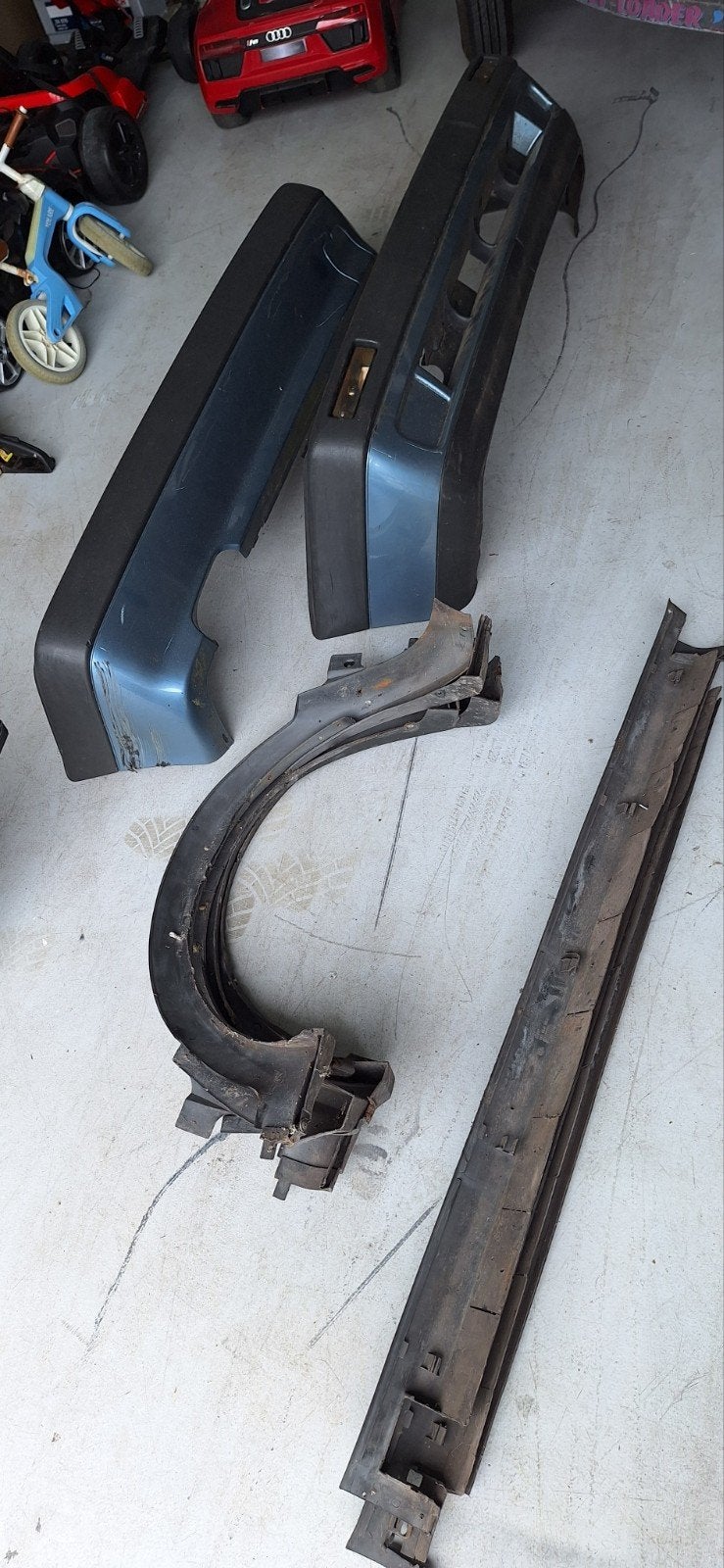 Golf 2 GTI spatbord verbreders G60 bumpers, Ophalen, Gebruikt, Volkswagen, Bumper