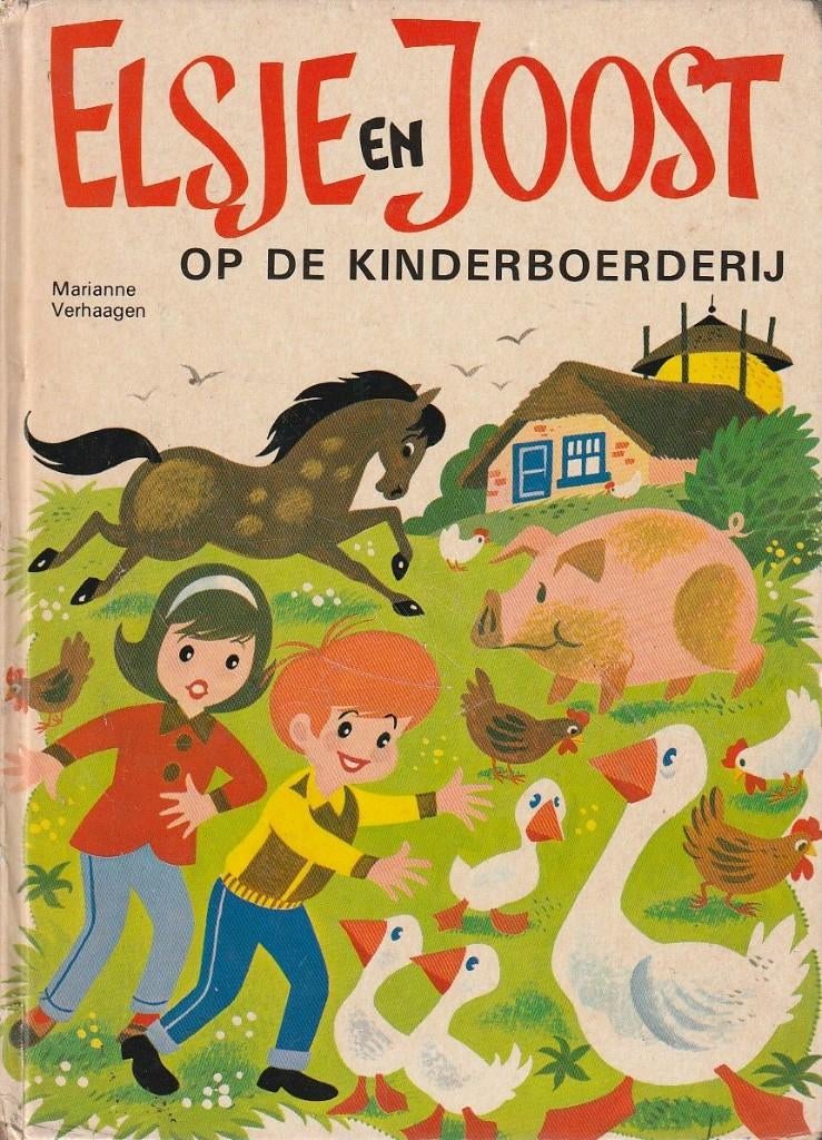 Elsje en Joost op de kinderboerderij. Marianne Verhaagen., Boeken, Kinderboeken | Jeugd | onder 10 jaar, Ophalen of Verzenden