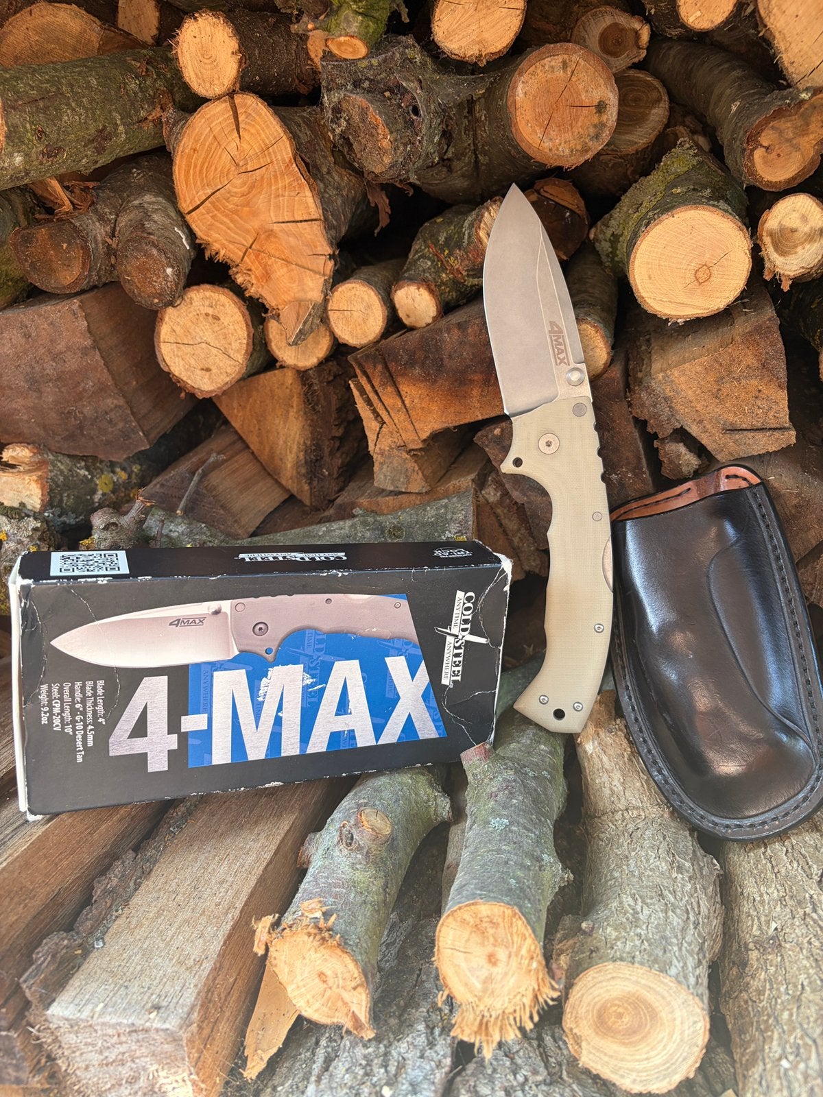 Cold steel 4max USA cpm20cv, Verzamelen, Militaria | Algemeen, Ophalen, Overige soorten, Amerika, Mes of Dolk