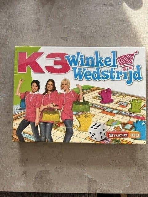K3 winkelwedstijd spel, Ophalen of Verzenden, Zo goed als nieuw