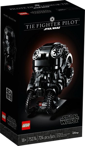 Lego Star Wars 75274  TIE Fighter Pilot Helmet, Kinderen en Baby's, Speelgoed | Duplo en Lego, Star Wars, Lego, Nieuw, Ophalen of Verzenden