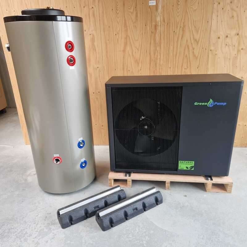 Warmtepomp 9KW - 1 Fase met Buffervat 260L Propaan Antraciet, Overige typen, Nieuw, Ophalen of Verzenden, 60 tot 150 cm