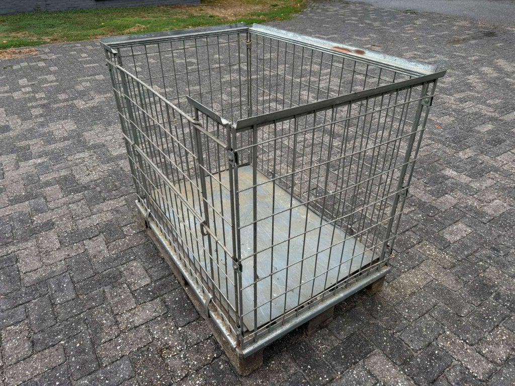 Gaascontainer, Gitterbox, Container, Gaasbak op pallet, Niet ingevuld, Gebruikt, 100 cm of meer, 60 cm of meer