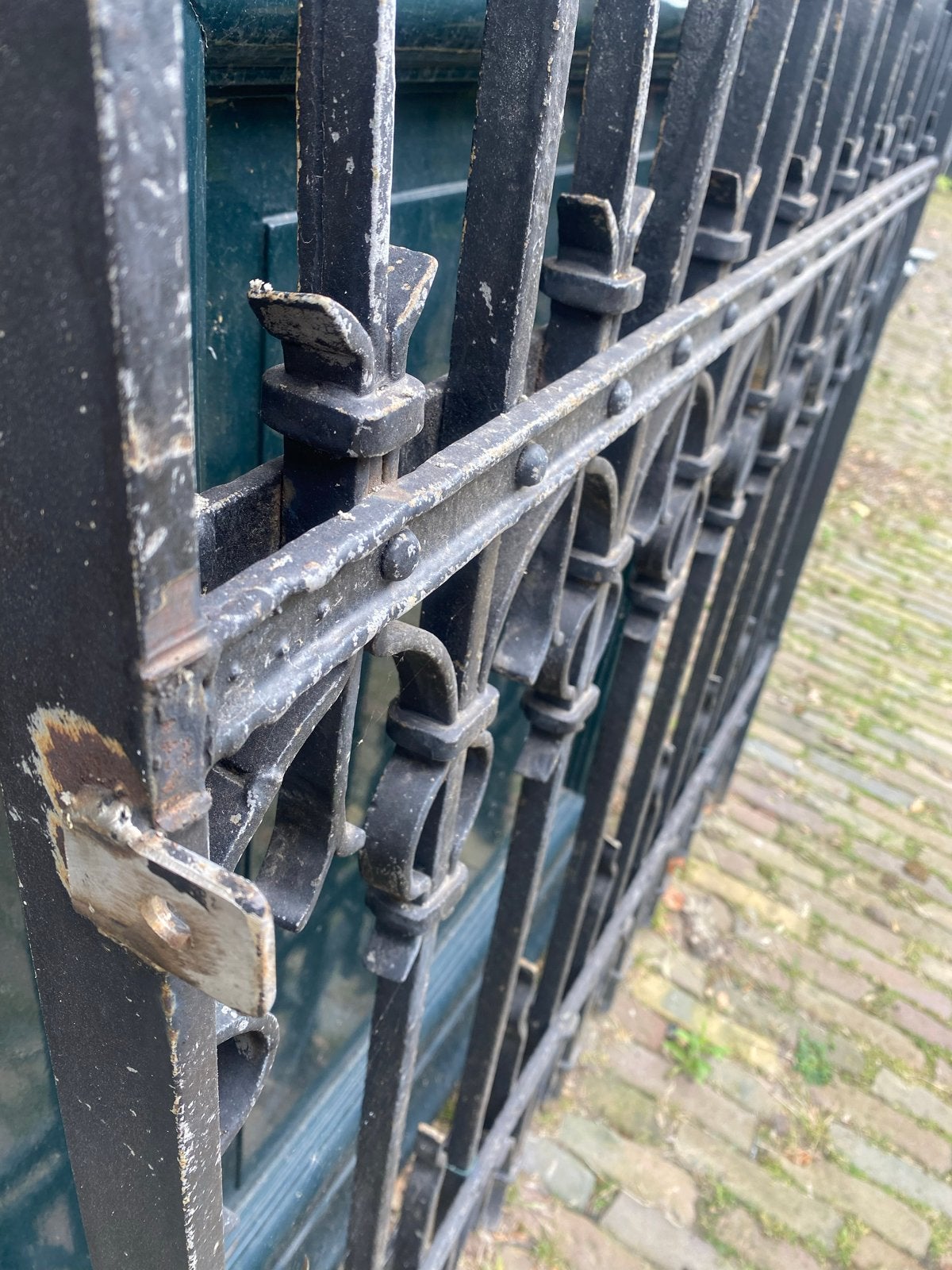 Antiek Smeedijzeren Hekwerk - Sierlijk en Robuust, Ophalen, Gebruikt, IJzer, Sierhekwerk