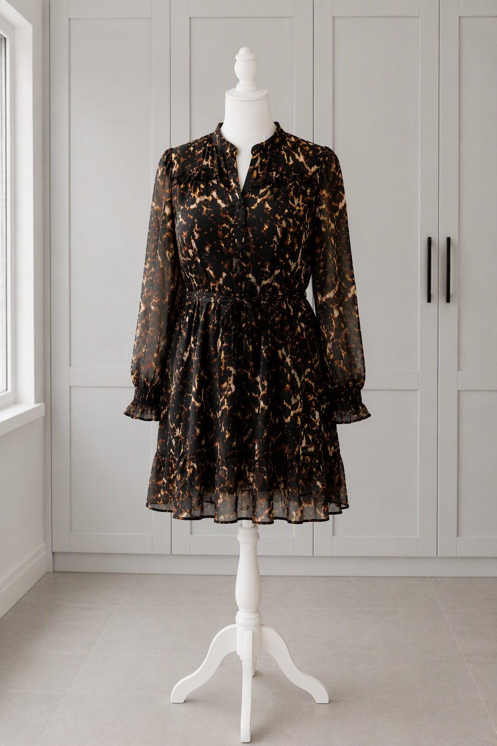 Shoeby jurk maat XL - Leopard print, Meerkleurig, Maat 46/48 (XL) of groter, Ophalen of Verzenden, Zo goed als nieuw