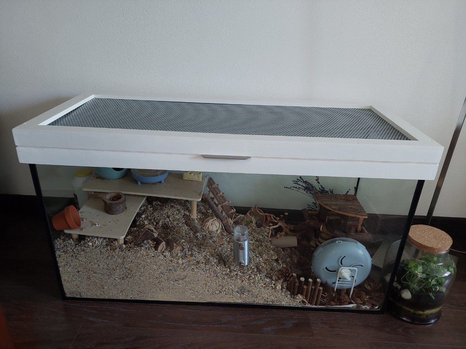 Terrarium Hamster kooi, reserve kooi enorm veel accessoires, Zo goed als nieuw, 75 tot 110 cm, Ophalen, Minder dan 60 cm