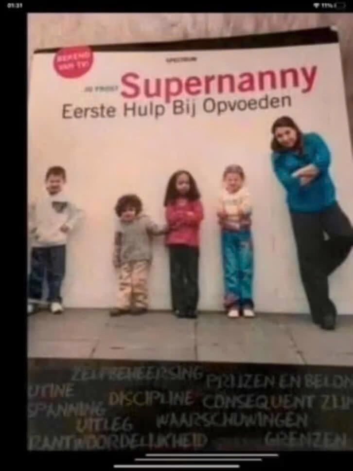 Supernanny: Eerste Hulp Bij Opvoeden - Praktische Gids, Boeken, Ophalen of Verzenden, Gelezen, Opvoeding tot 6 jaar, Jo Frost