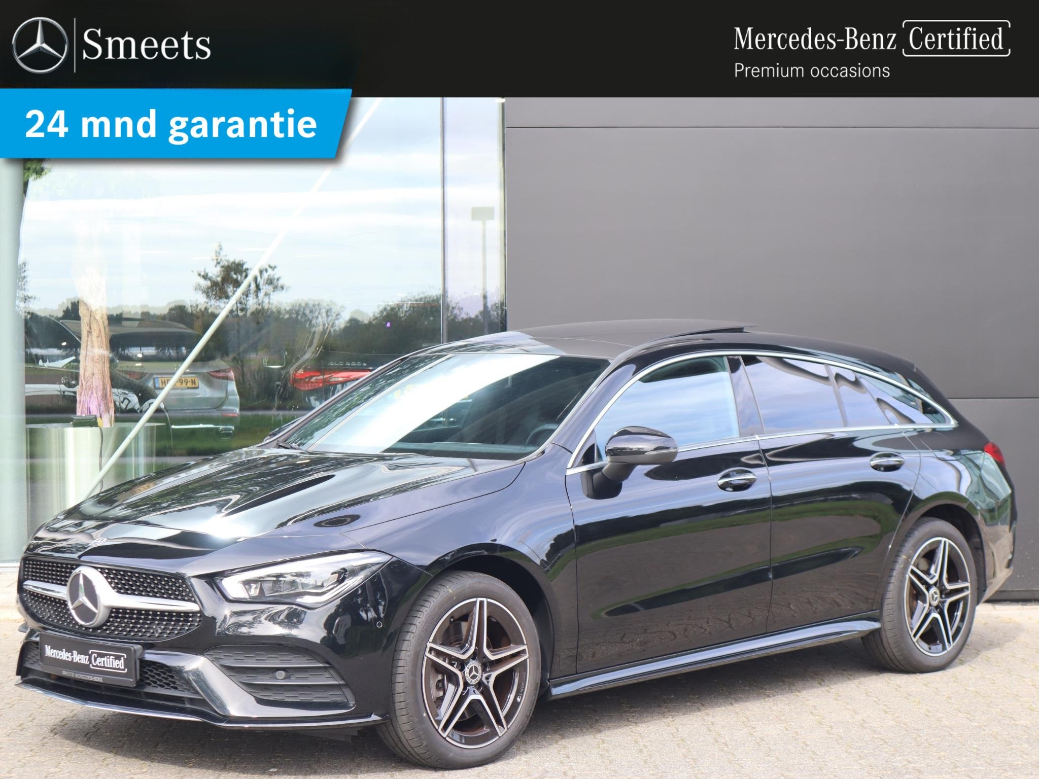 Mercedes-Benz CLA-klasse Shooting Brake 250 e AMG Line, Auto's, Gebruikt, 4 cilinders, 16 kWh, Zwart