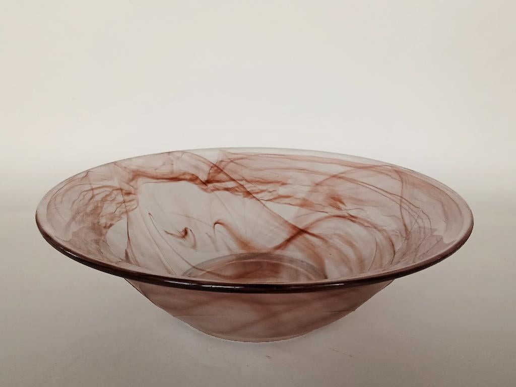 Schaal Walther & Söhne Oralit Cloudglass Art Deco, Antiek en Kunst, Antiek | Glas en Kristal, Ophalen of Verzenden