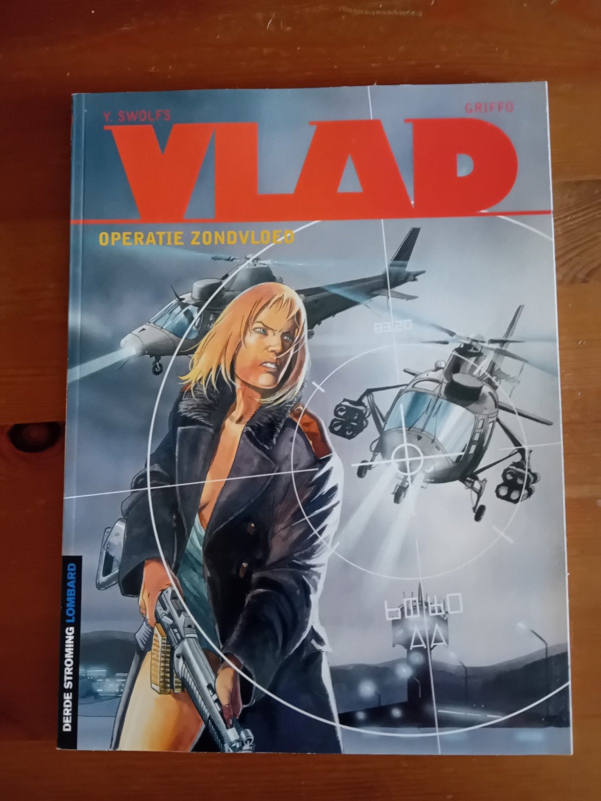 Vlad: Operatie Zondvloed - Stripboek Y. Swolfs, Griffo, Eén stripboek, Ophalen of Verzenden, Gelezen, Y. Swolfs, Griffo