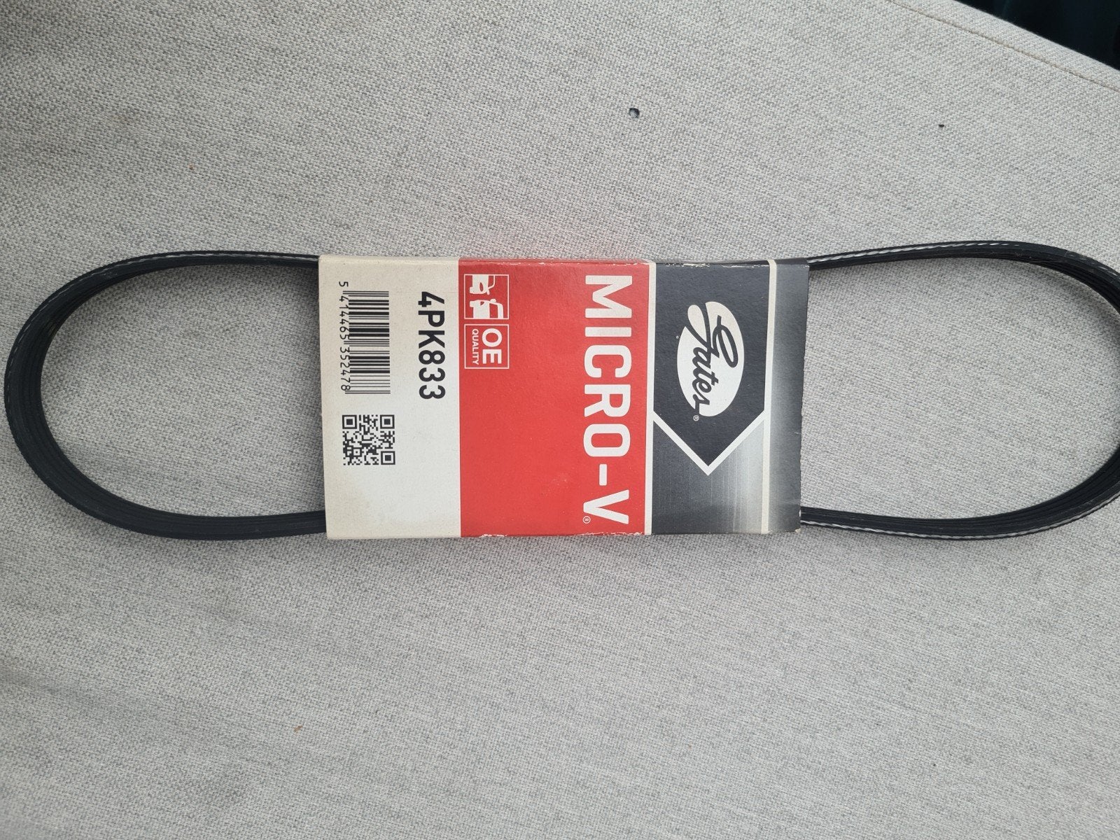 Gates Micro-V multiriem 4PK833 - Nieuw, Ophalen of Verzenden, Nieuw
