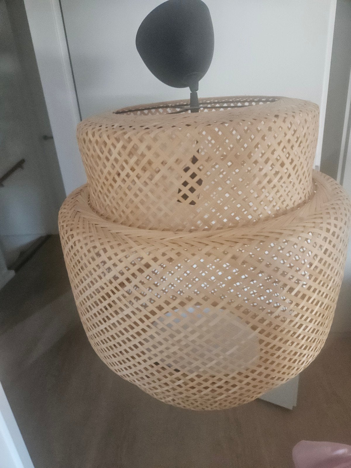 Bamboe hanglamp - Natuurlijke uitstraling, Ophalen, Natuurlijk materiaal, E27 (groot), Bohemian, Scandinavisch, Landelijk