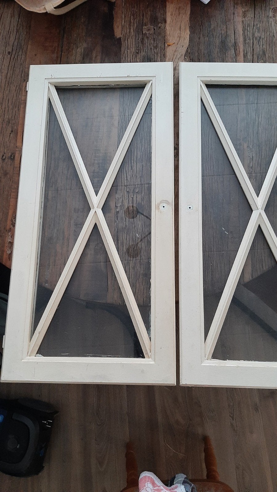 kast deuren met spijlen hardhout, Ophalen, Minder dan 80 cm, Overige typen, Minder dan 200 cm