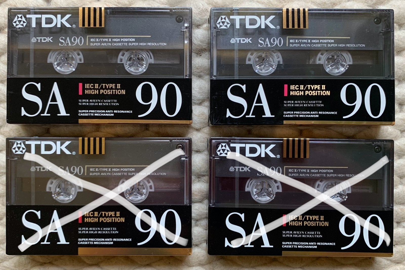 2x NOS TDK SA90 1990 cassettebandjes SA-90 SA C90 NIEUW OVP, 2 t/m 25 bandjes, Ophalen of Verzenden, TDK Europe GmbH Rosenheimer Strasse 141 e 81671 Munich GERMANY