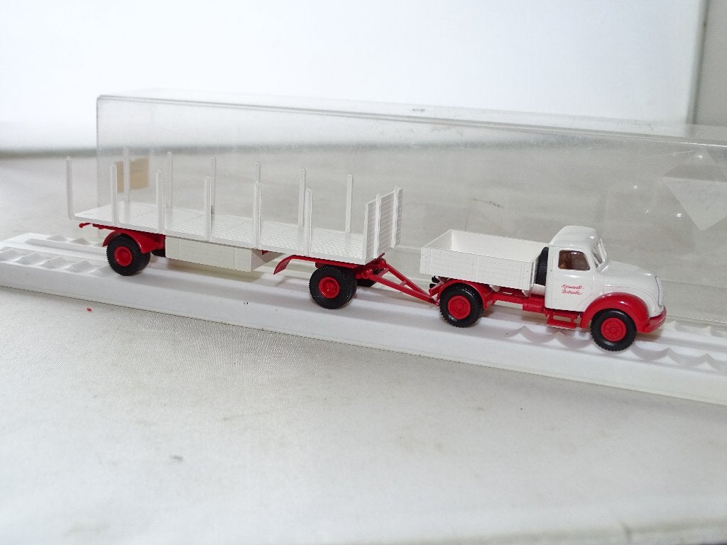 1/87 Brekin Magirus met aanhanger, Ophalen of Verzenden, Nieuw, Bus of Vrachtwagen, Overige merken