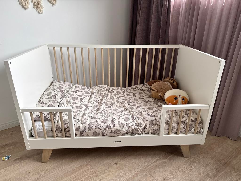 Kidsmill Lars/Fynn meegroeibed met 2 matrassen, Ophalen of Verzenden, Gebruikt, Ledikant