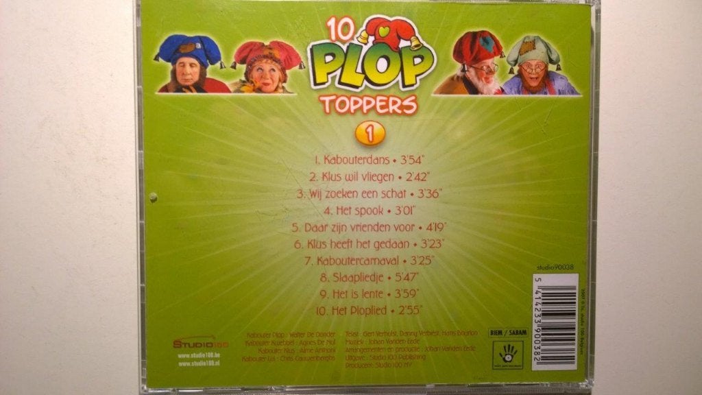 Kabouter Plop - 10 Plop Toppers 1, Ophalen of Verzenden, Zo goed als nieuw, Muziek, 6 tot 9 jaar