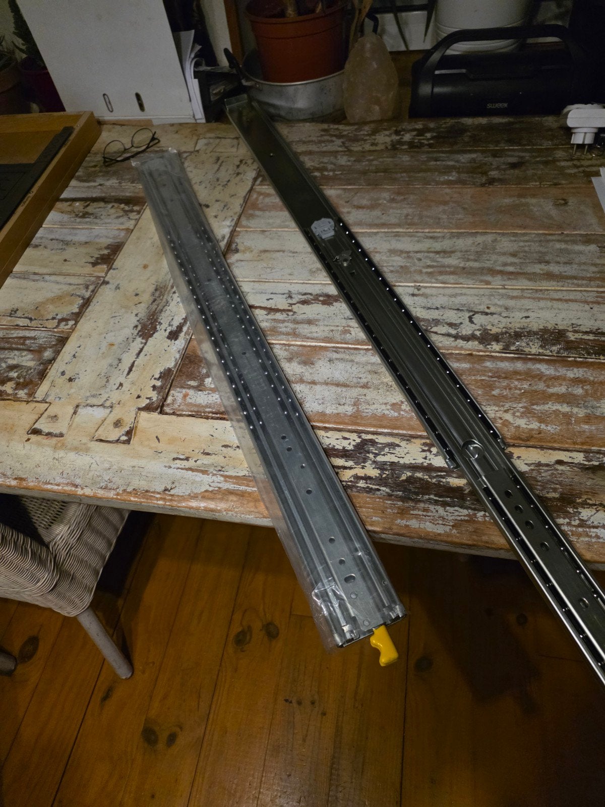 Laden rails camper 100cm, Ophalen