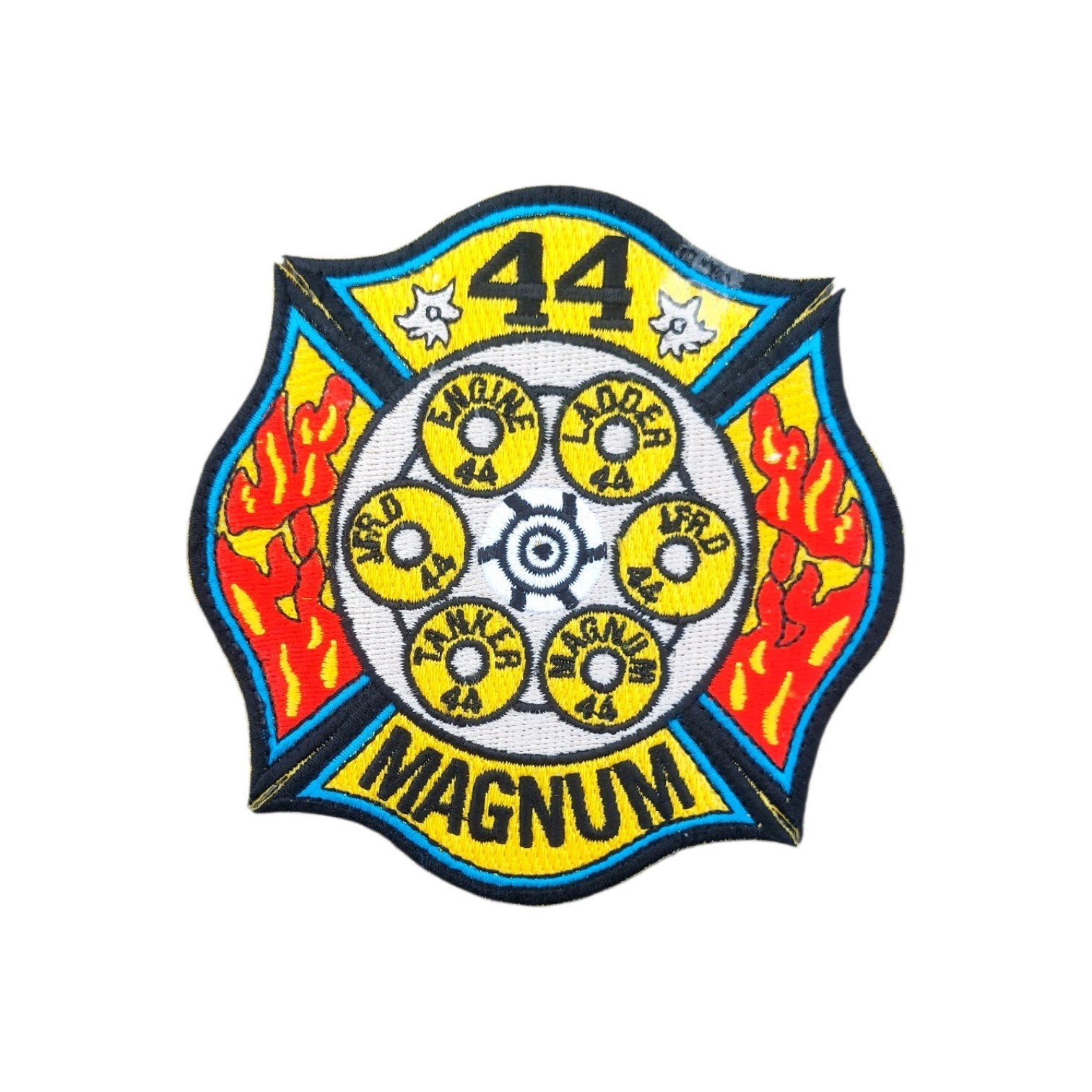 Amerikaanse Brandweer Patch  Station 44 JFRD Florida, Verzamelen, Ophalen of Verzenden, Amerika, Embleem of Badge