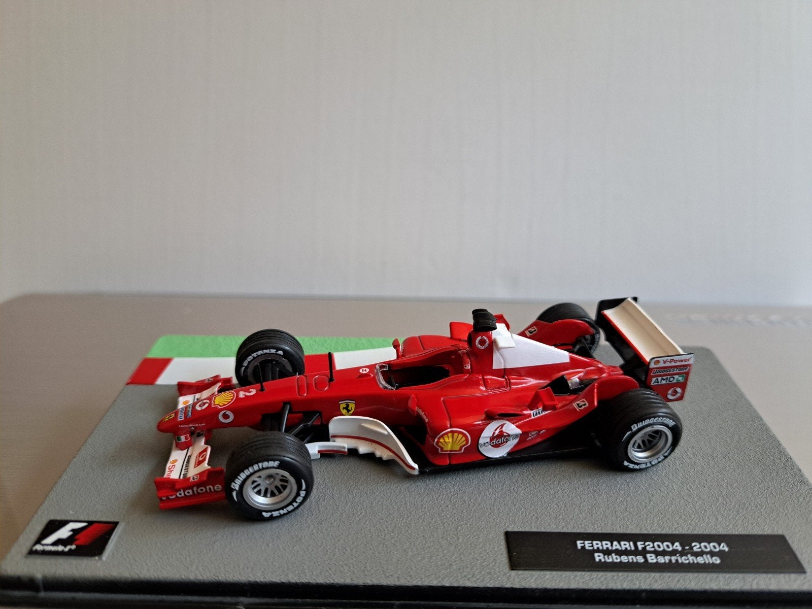 Ferrari F2004 uit 2004, F1 car collection 1:43 nieuw, Ophalen of Verzenden, Nieuw, Auto, Overige merken