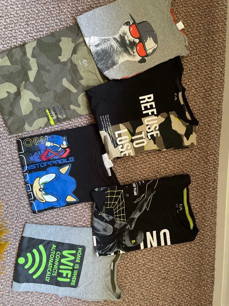 T-Shirts jongens, Ophalen of Verzenden, Gebruikt, Maat 140