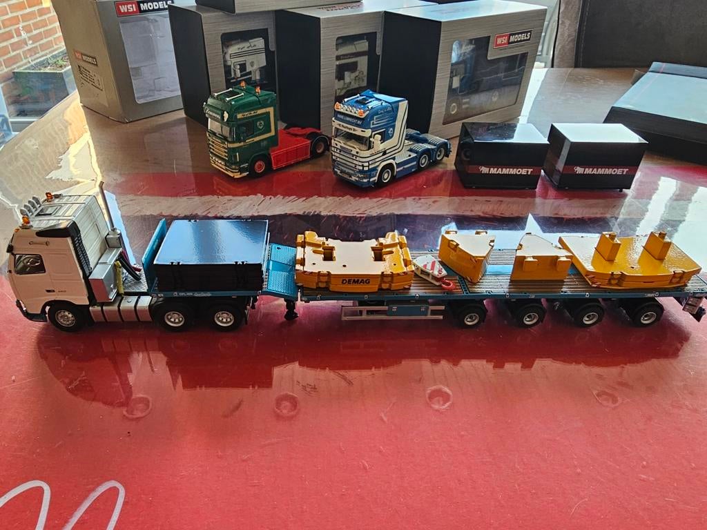 Imc lading set Demag ac250-5 ballast ., Hobby en Vrije tijd, Modelauto's | 1:50, Nieuw, Bus of Vrachtwagen, Wsi, Ophalen