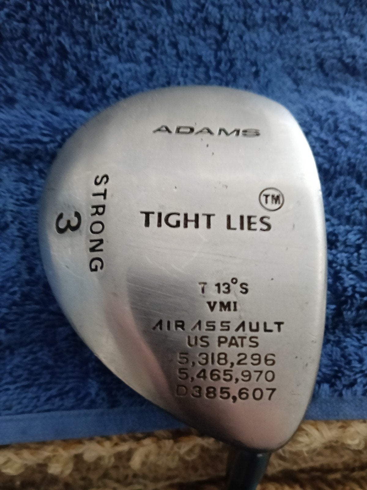 ADAMS TIGHT LIES STRONG RIGHTHANDED NR 3  WOOD AIR ASSAULT, Sport en Fitness, Ophalen, Club
