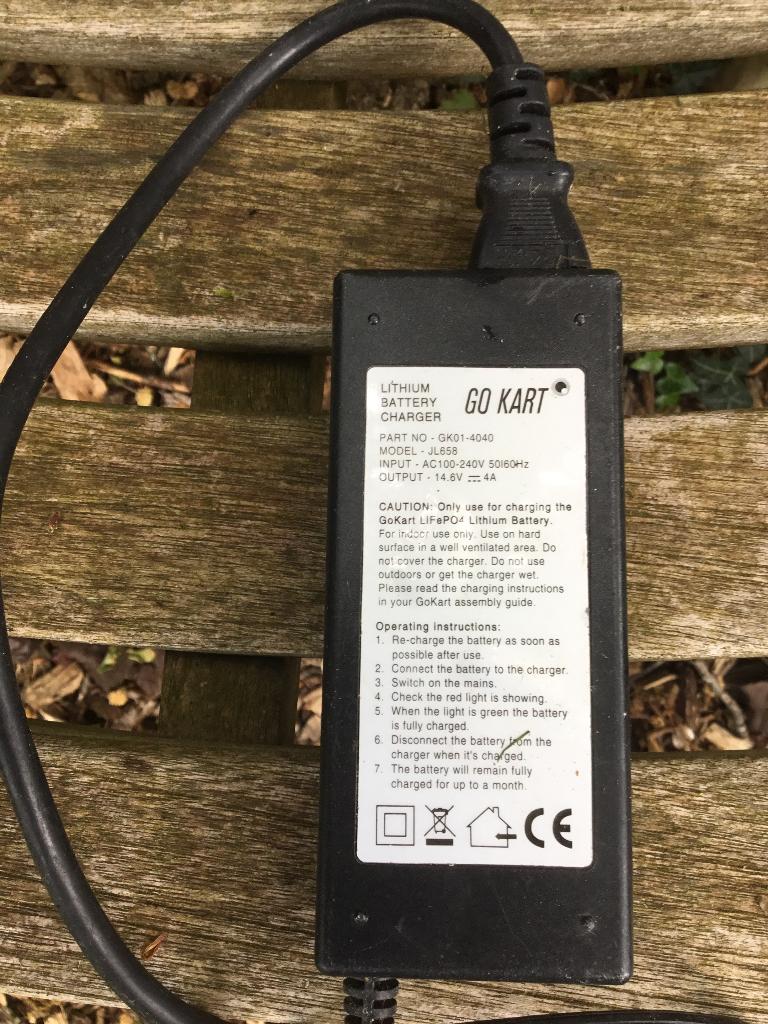 Gokart lithium acculader, Ophalen of Verzenden, Gebruikt, Overige merken