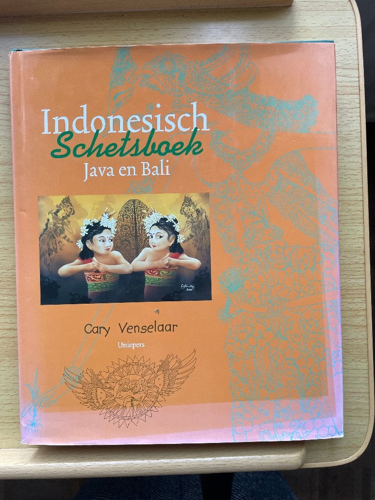Indonesisch schetsboek, Java en Bali, Ophalen of Verzenden, Zo goed als nieuw, Cary Venselaar