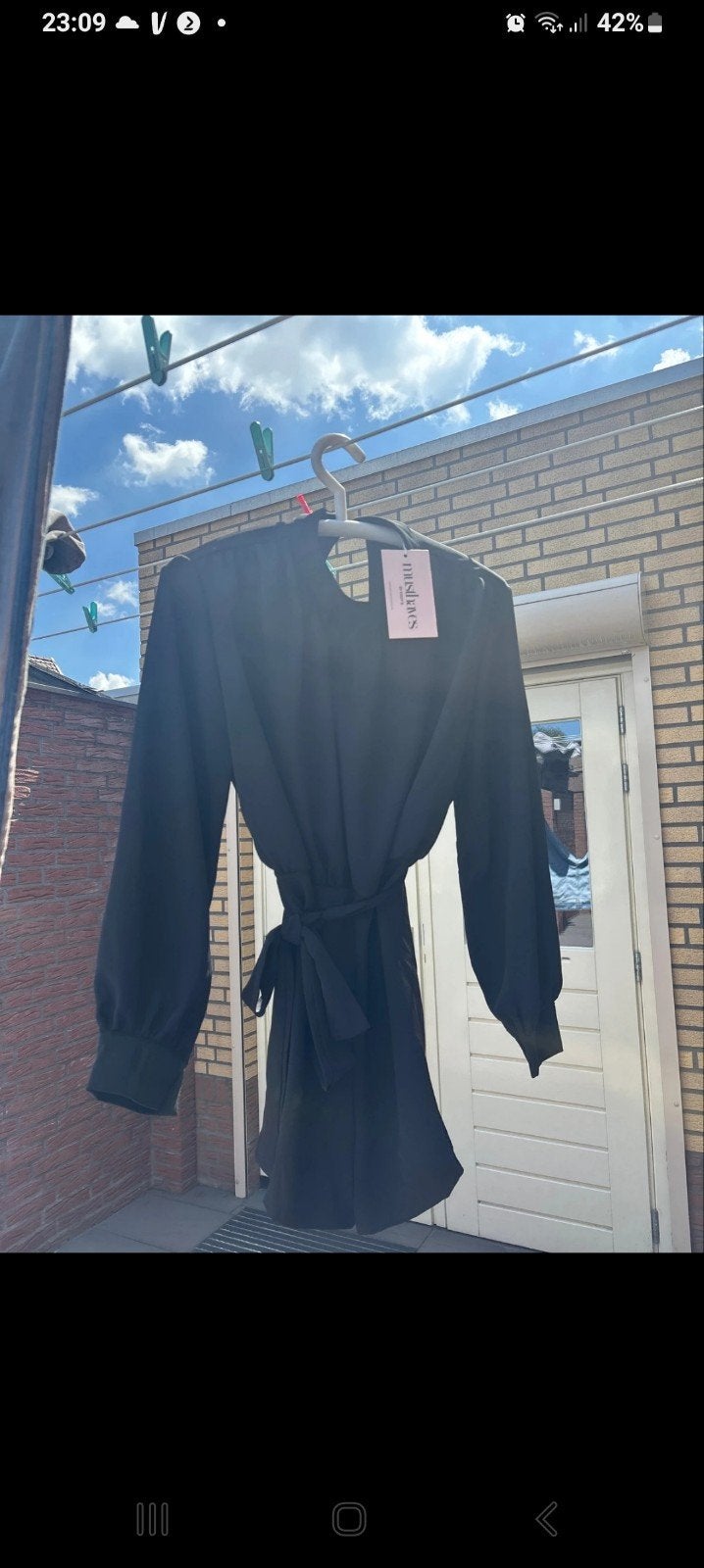 Eddy's musthave playsuit met open rug., Kleding | Dames, Carnavalskleding en Feestkleding, Ophalen of Verzenden, Nieuw, Maat 38/40 (M)