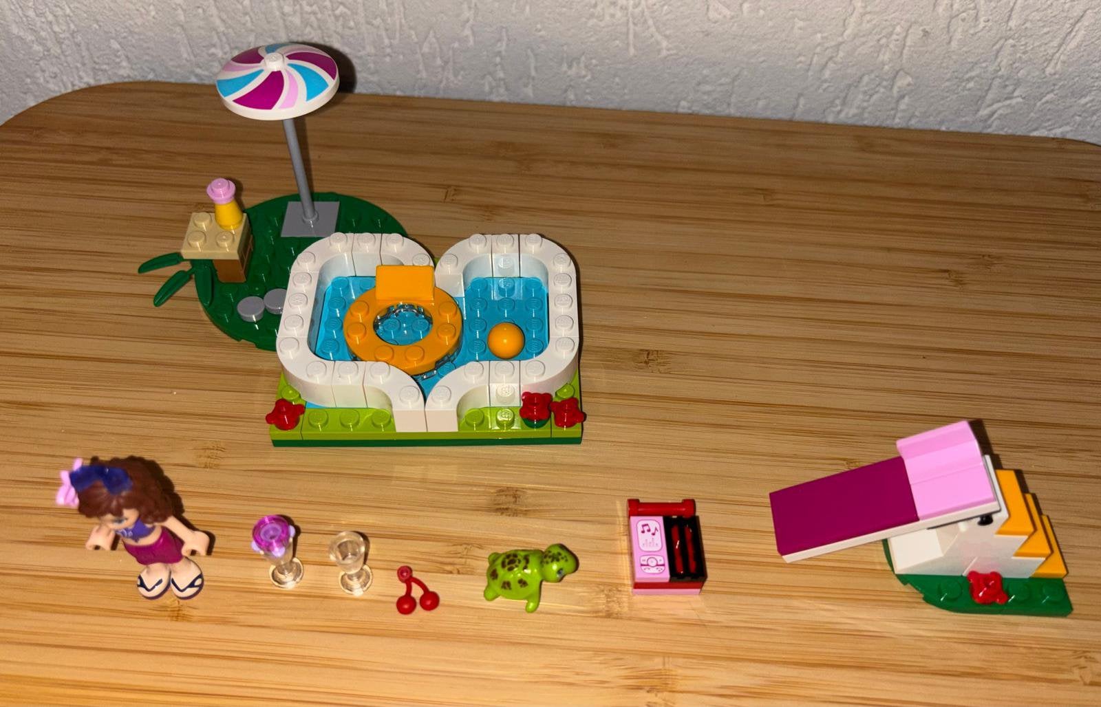 LEGO Friends Olivia’s zwembad, Kinderen en Baby's, Speelgoed | Duplo en Lego, Lego, Friends, Ophalen of Verzenden, Complete set