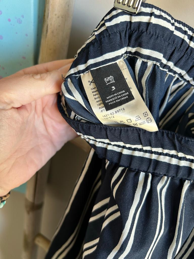 Scotch & Soda gestreepte rok - Maat M, Maat 38/40 (M), Blauw, Ophalen of Verzenden, Zo goed als nieuw