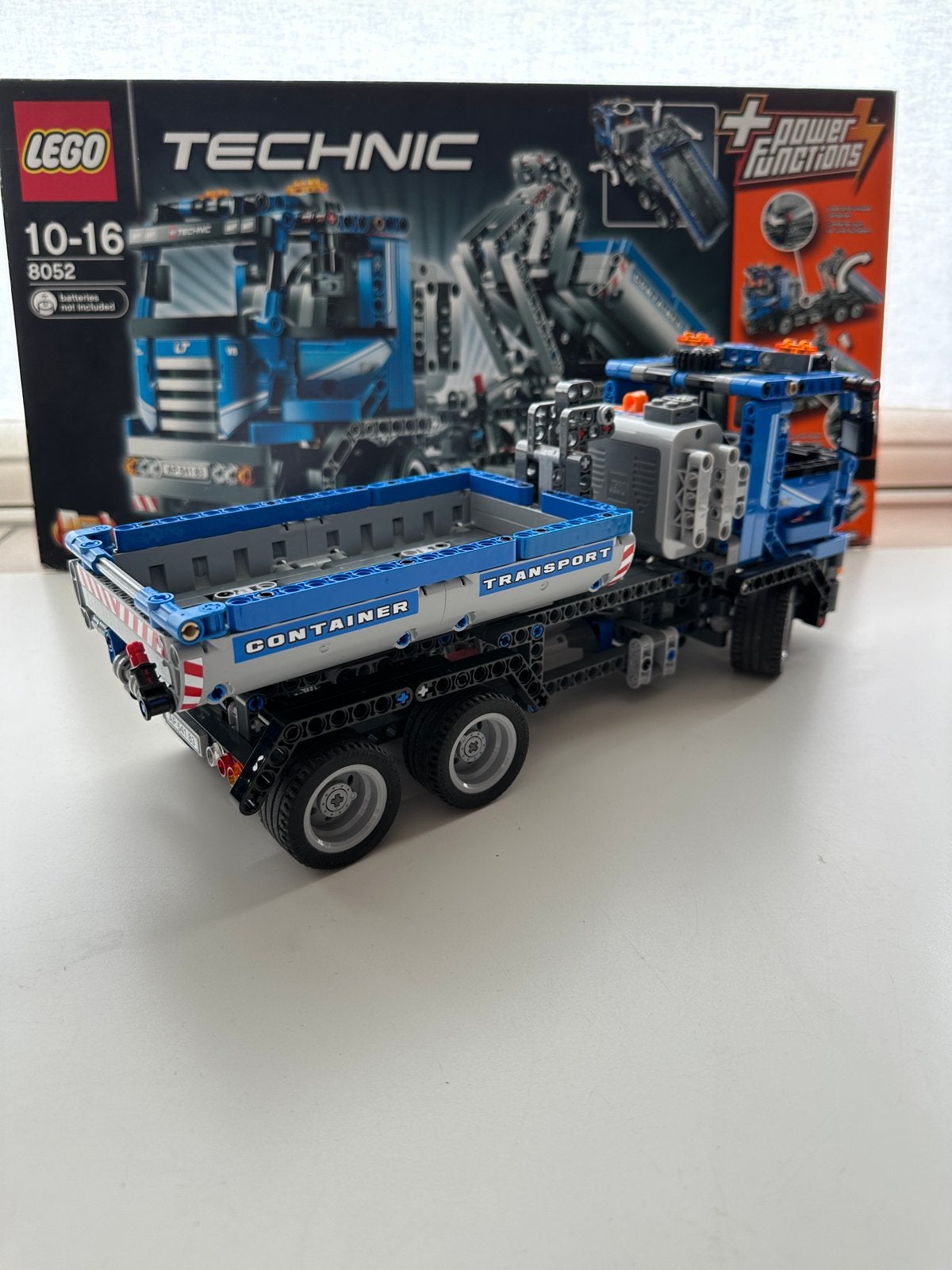 LEGO Technic 8052 Container Truck met Power Functions, Ophalen of Verzenden, Zo goed als nieuw