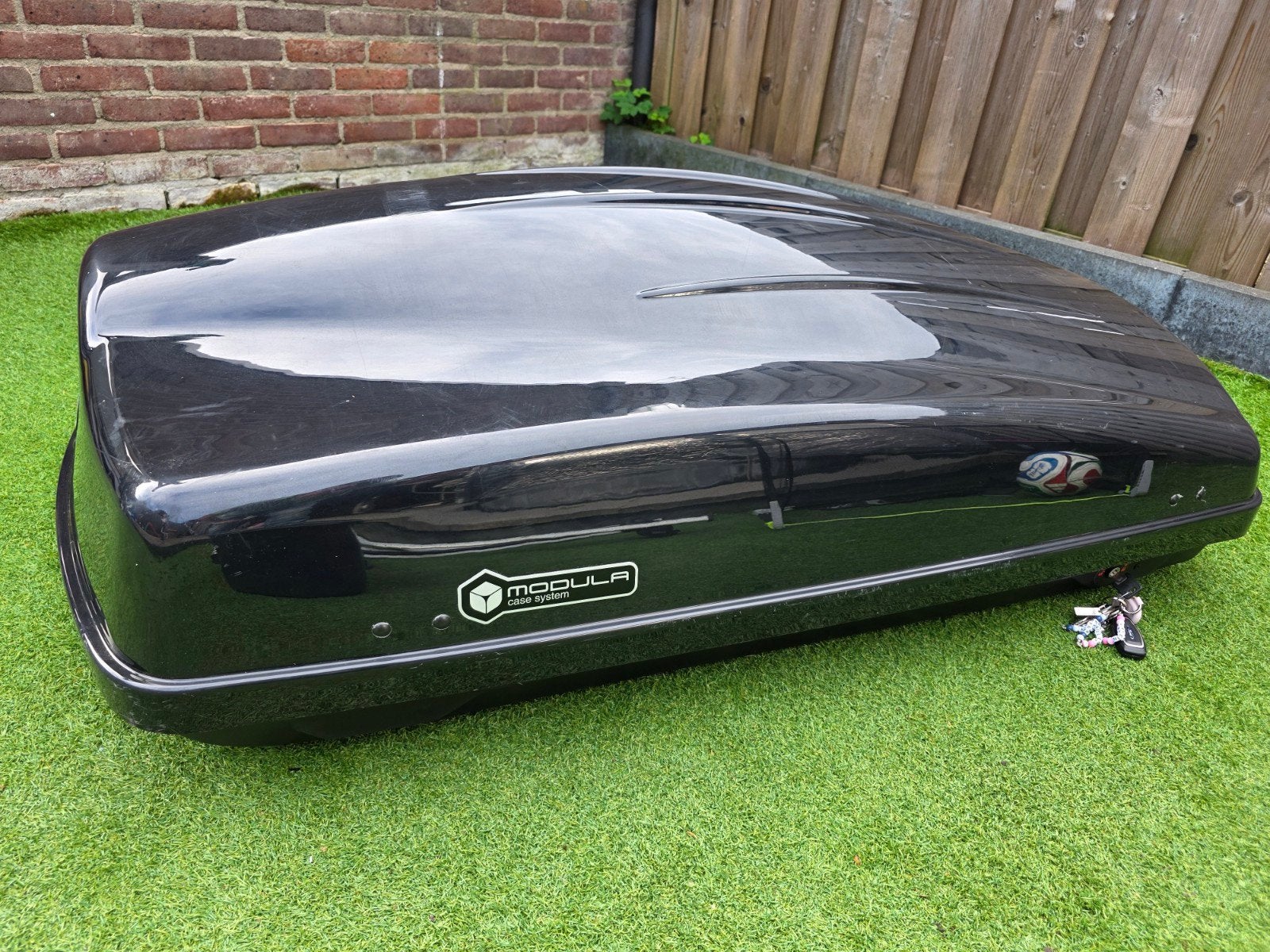 Modula Dakkoffer 340 liter - Zwart, Auto diversen, Ophalen, Zo goed als nieuw