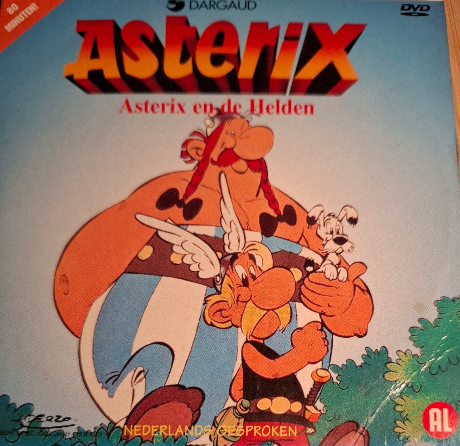 Asterix en de Helden DVD - Nederlands, cardboard sleeve, Europees, Gebruikt, Animatie, Verzenden