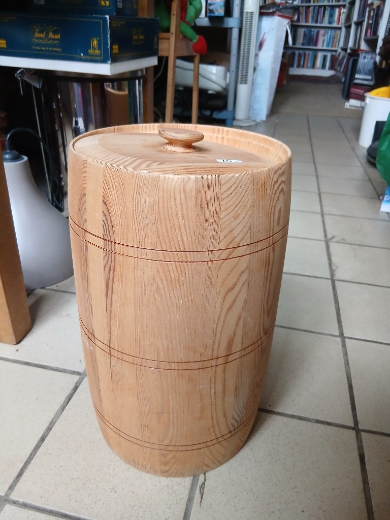 houten ton te gebruiken als paraplubak, Ophalen of Verzenden, Zo goed als nieuw, Hout