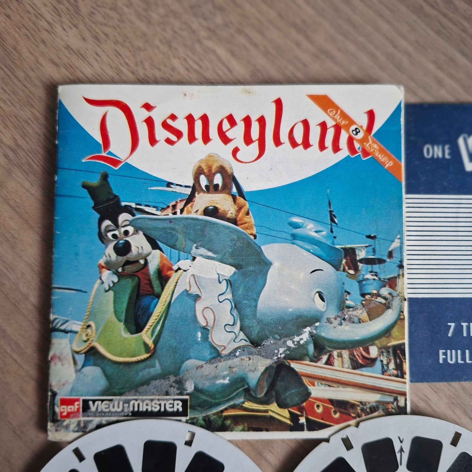 Vintage View-Master Disneyland set met 3 schijven, Ophalen of Verzenden, Gebruikt