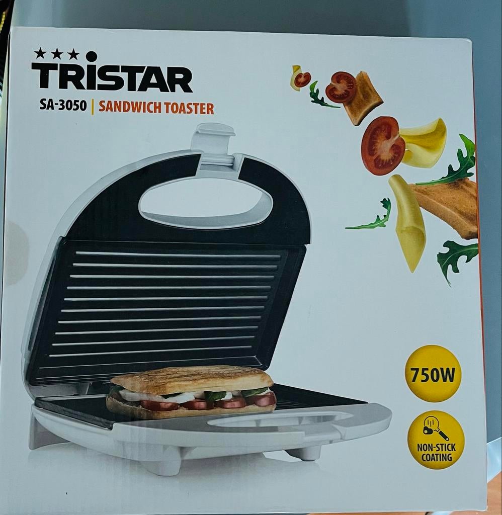Tristar SA-3050 Sandwich Toaster 750W - Tosti-apparaat, Ophalen, Gebruikt
