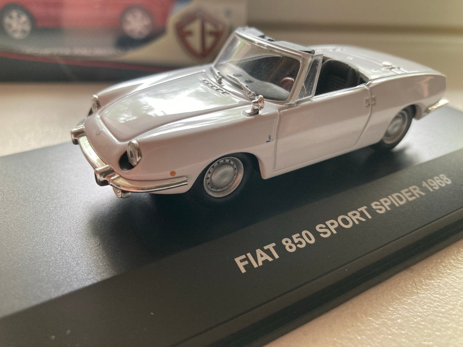 Fiat 850 Sport Spider Edison Giocatolli 1/43 Nieuw, Ophalen of Verzenden, Nieuw, Auto