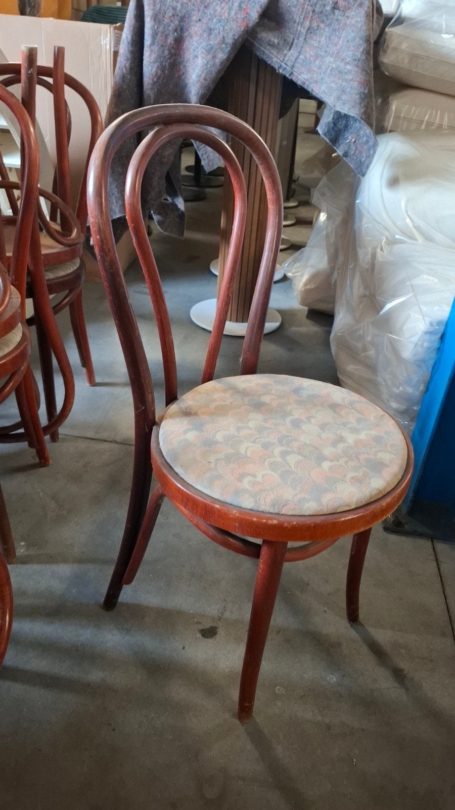 7 vintage thonet boogstoel cafe horeca mancave partij, Ophalen of Verzenden, Gebruikt, Hout, Vijf, Zes of meer stoelen